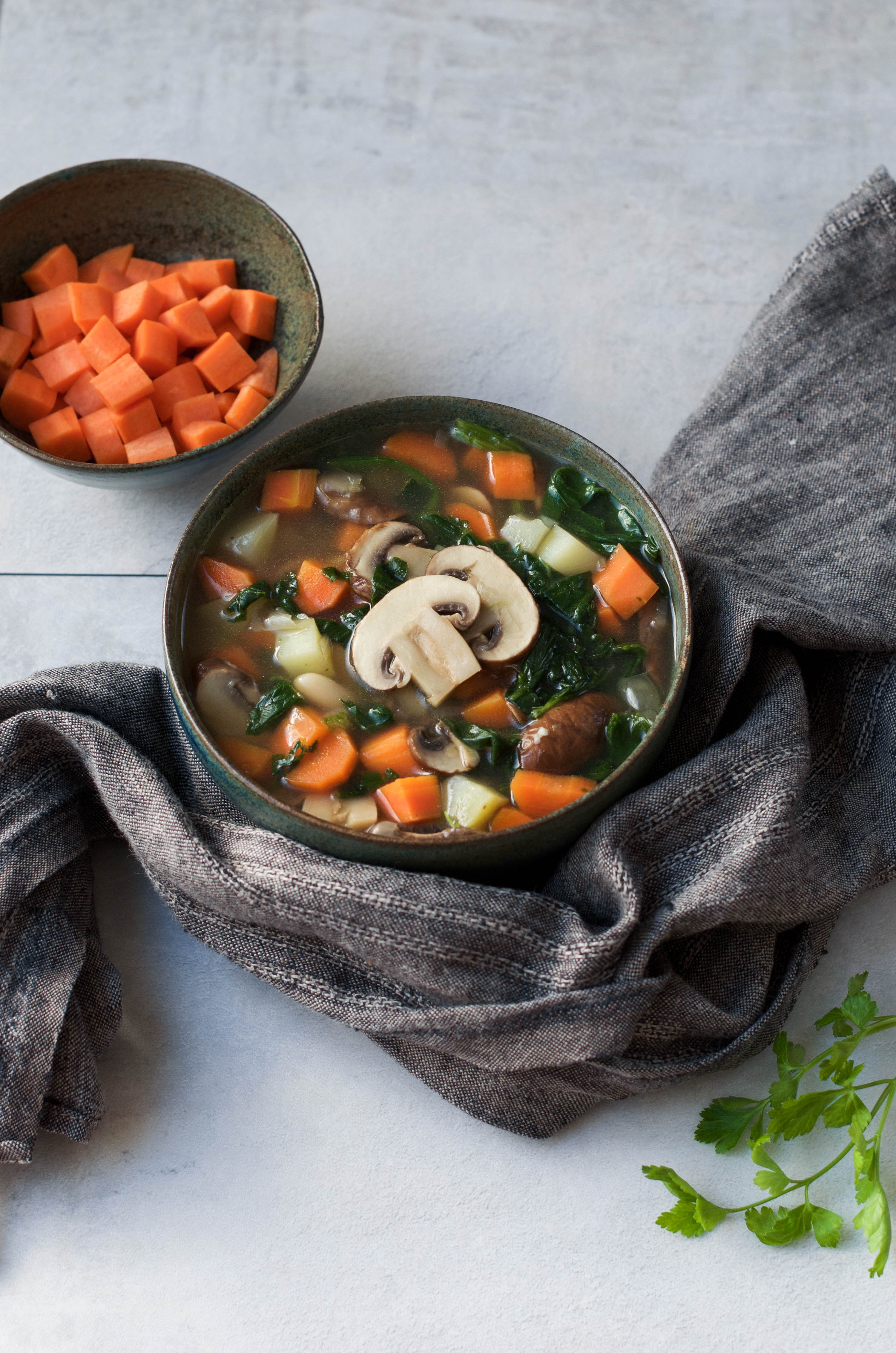 Soupe toute simple de Haricots Blancs et Légumes