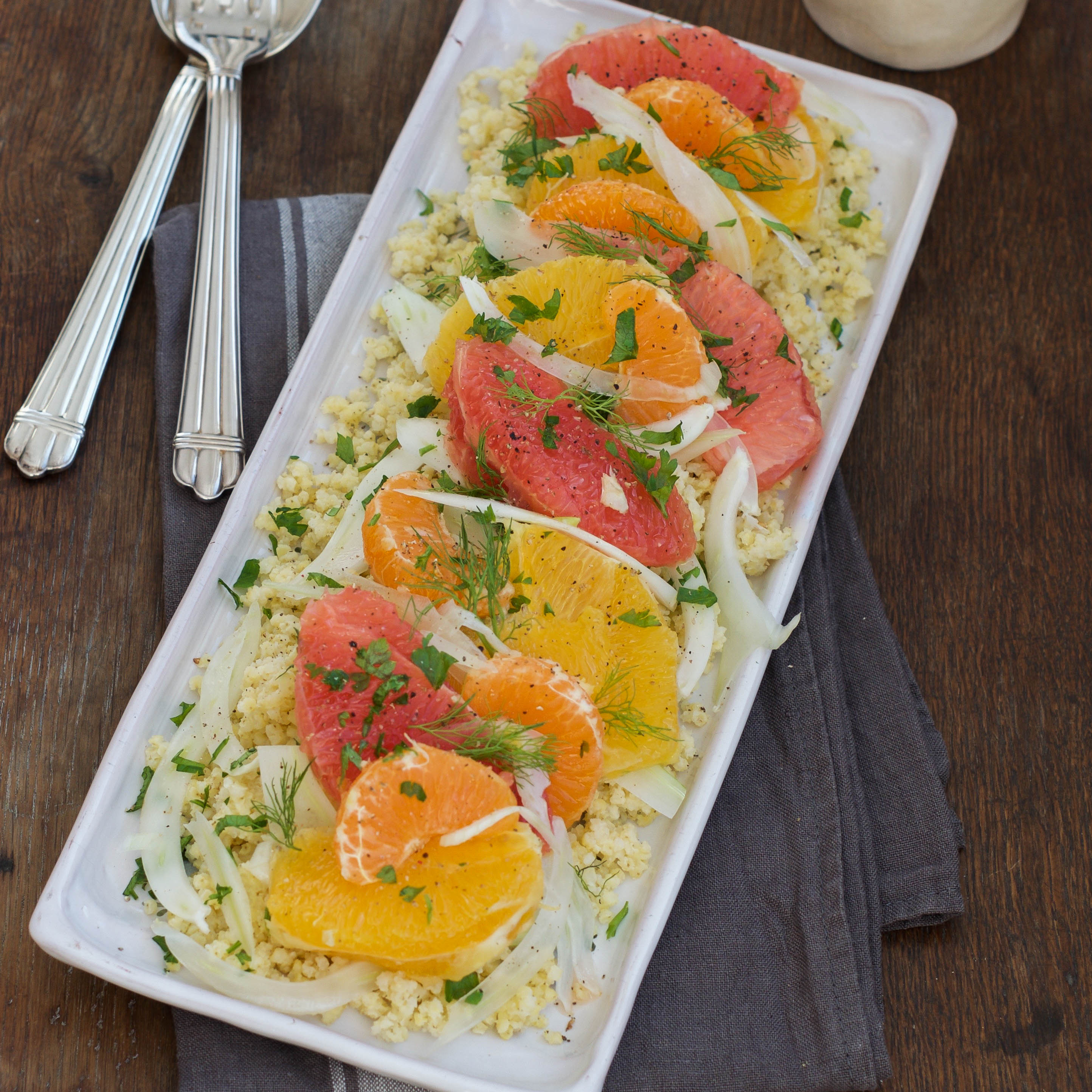 Citrus Fennel Millet Salad