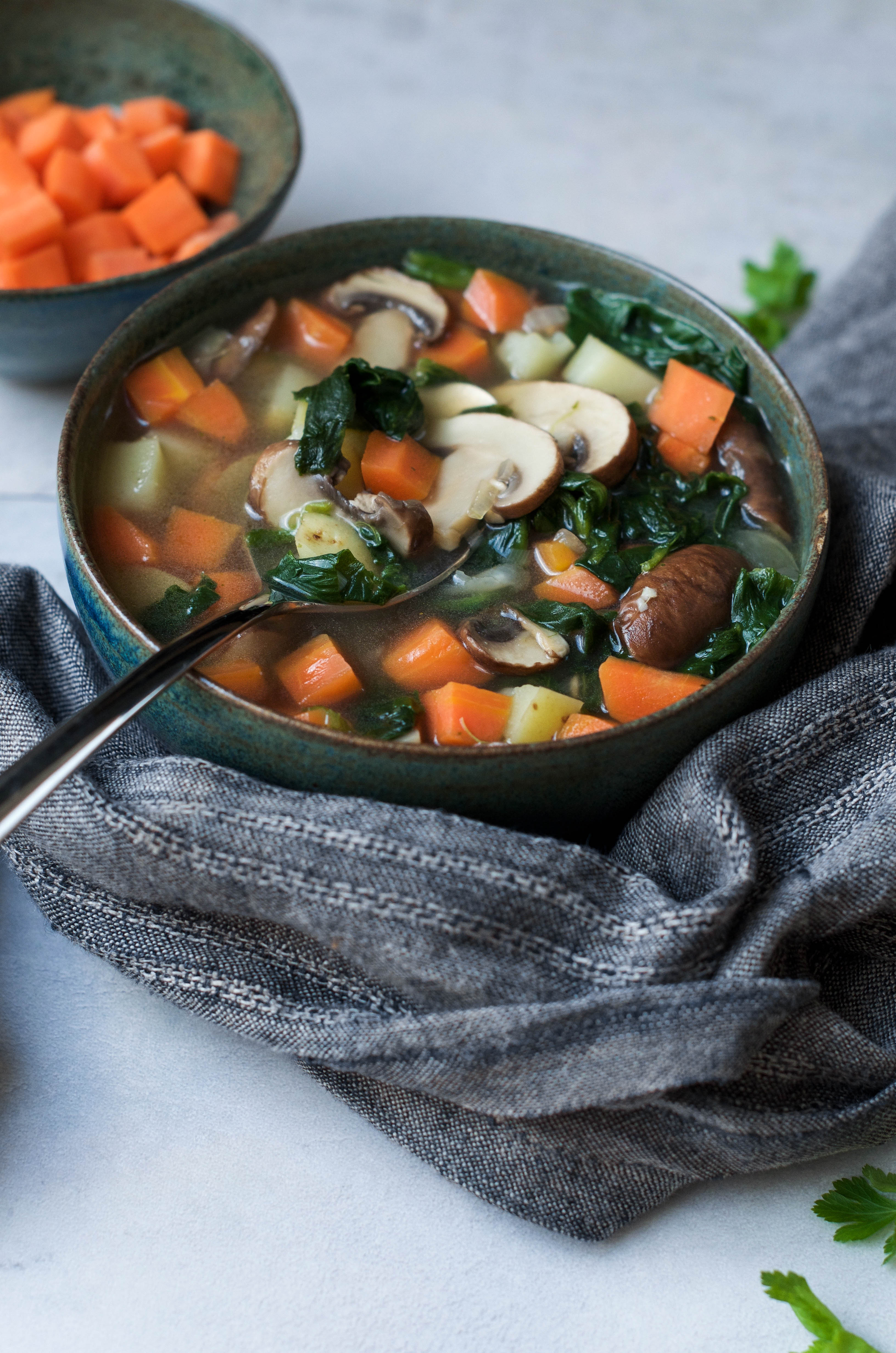 Soupe toute simple de Haricots Blancs et Légumes