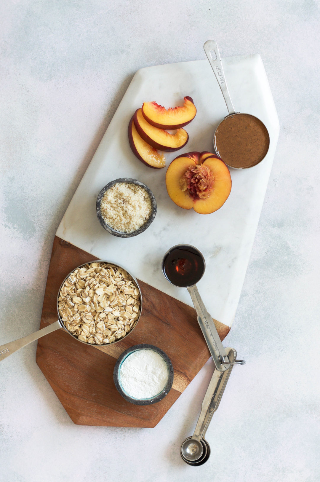 Peach and Nectarine Crumble Camille Grollet Yoga