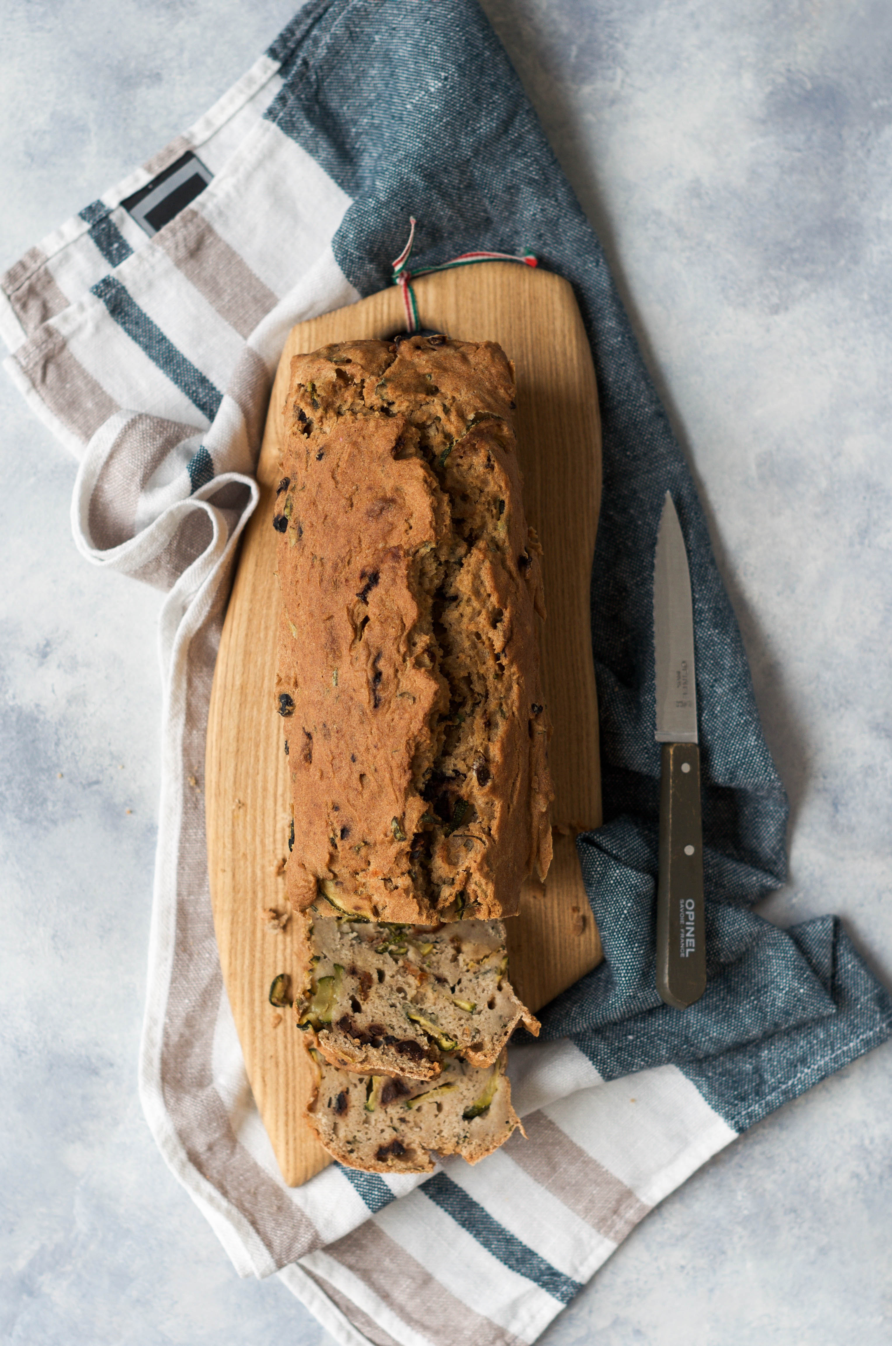 Zucchini, Olive and Sun-dried Tomato Bread - Wanders and Greens