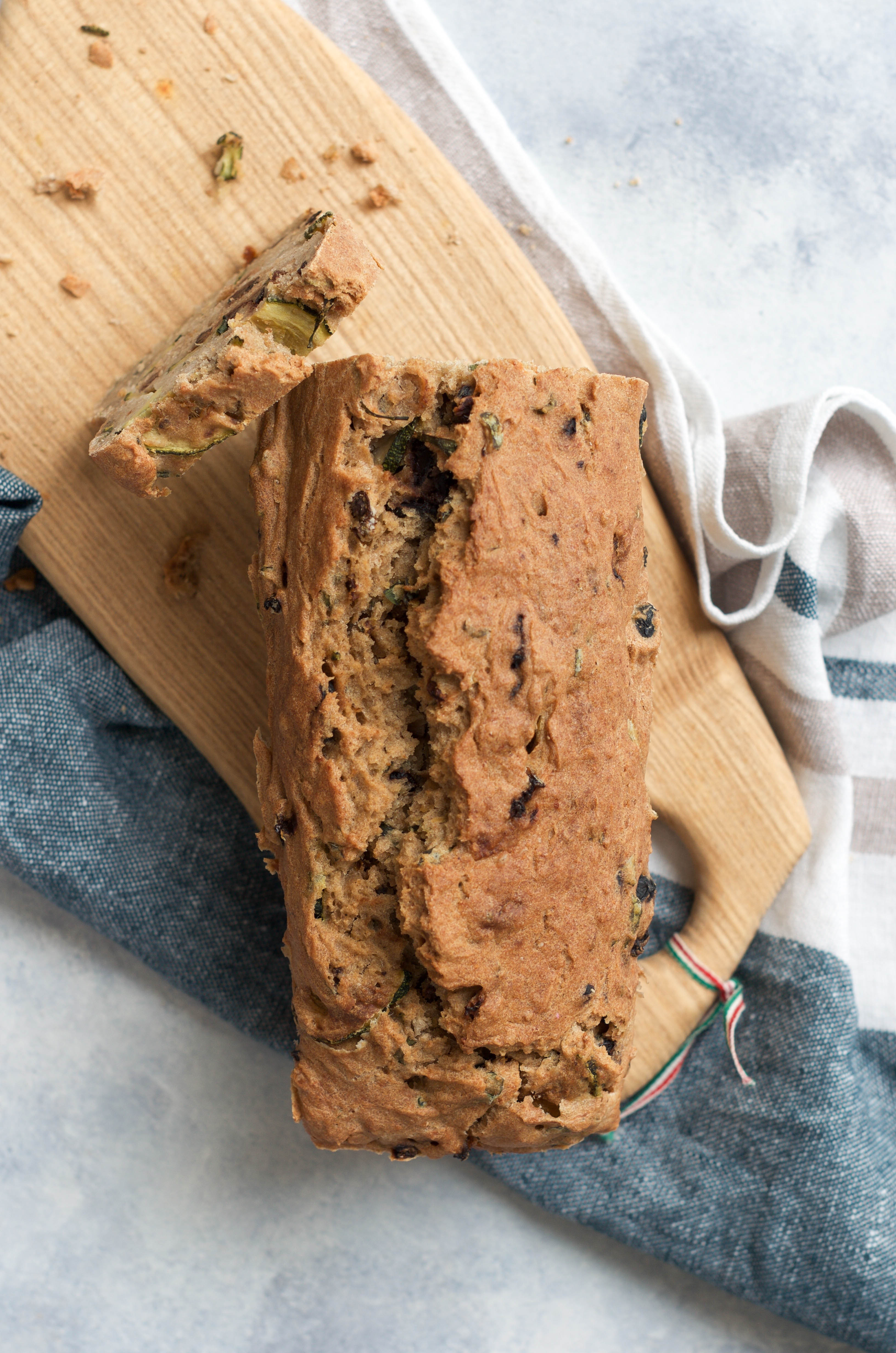 Zucchini, Olive and Sun-dried Tomato Bread - Wanders and Greens