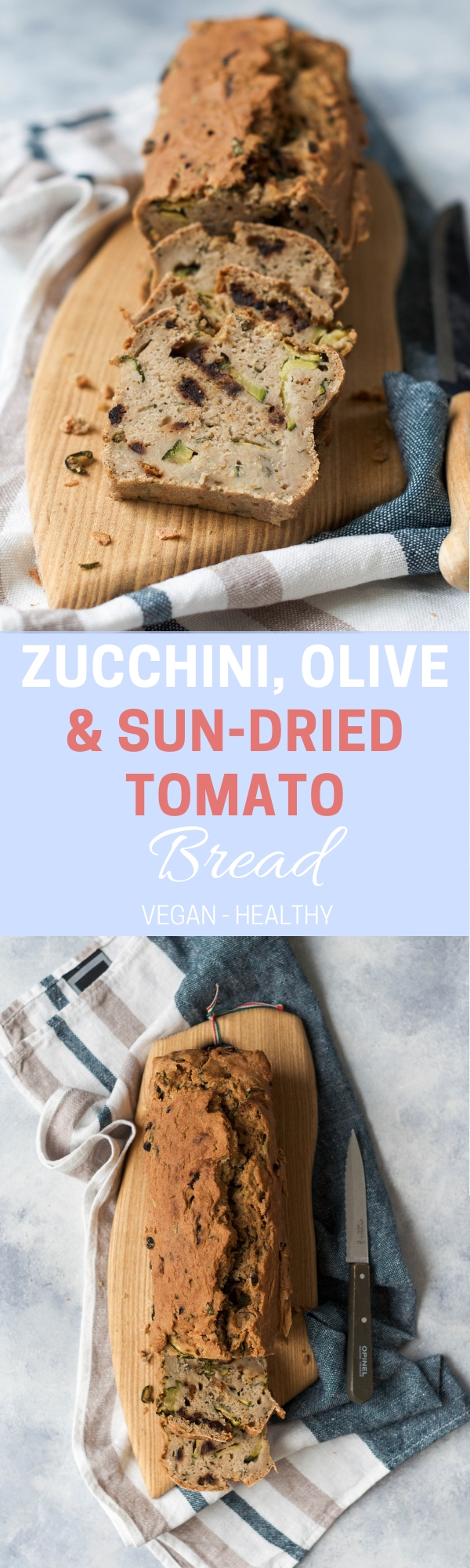 Zucchini, Olive and Sun-dried Tomato Bread - Wanders and Greens