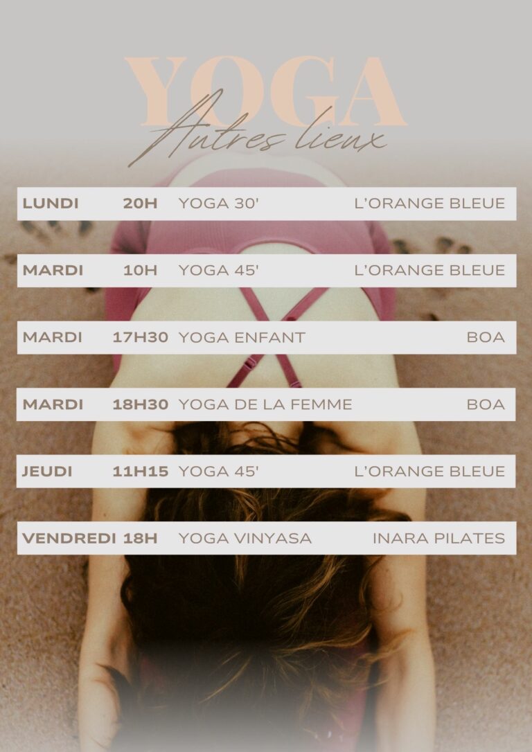 Planning yoga Libourne